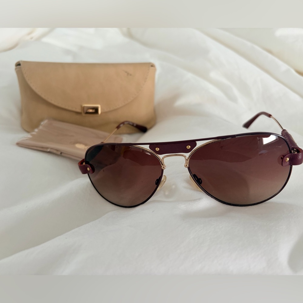 Chloé Brown Aviator Sunglasses NWT